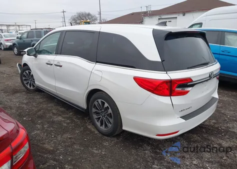 2021 Honda Odyssey Ex-L z USA, uszkodzony, nr VIN 5FNRL6H71MB039822